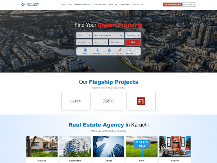 Cover image for Real Estate Agency Website | WordPress Development & Integration