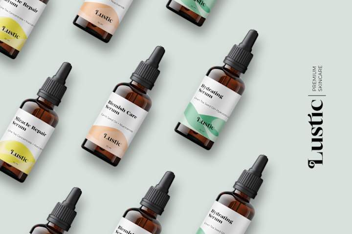 Cover image for Lustic Premium Skincare Branding on Behance