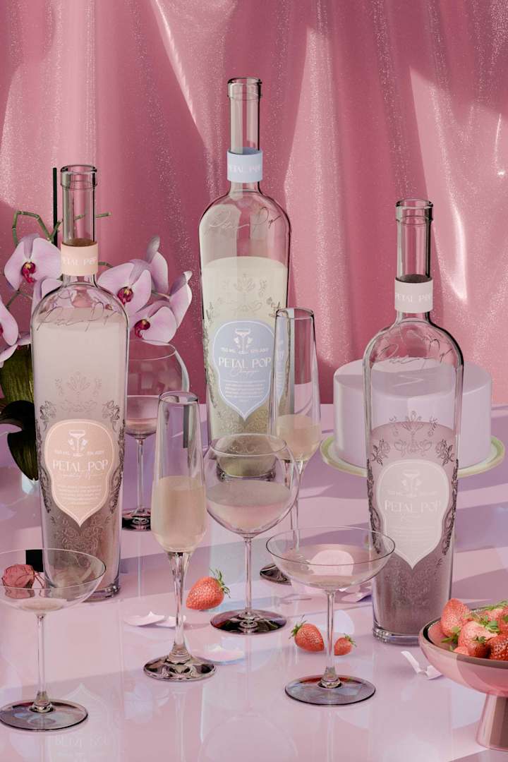 Cover image for Petal Pop: Floral-Inspired Identity with Bespoke Bottle Designs