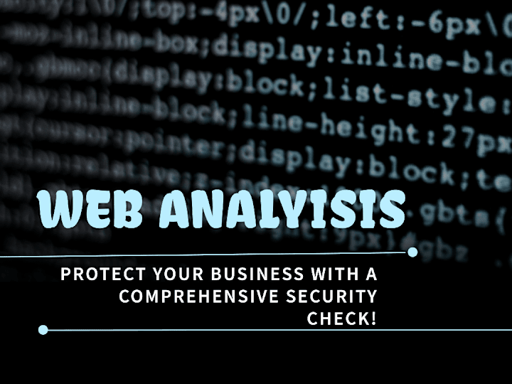 Cover image for Website Vulnerability Analysi