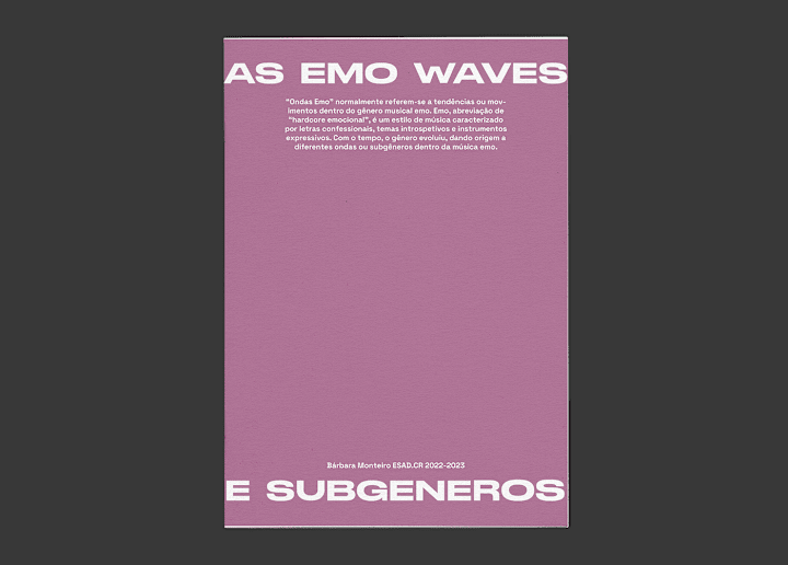 Cover image for Emo waves - zine : Behance