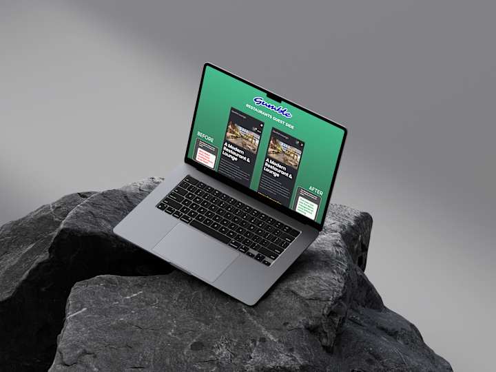 Cover image for Gumble UX Redesign – Guest-Facing Website for a Restaurant.