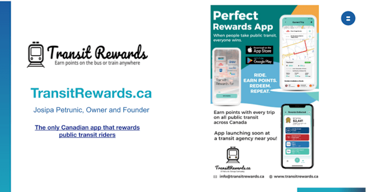 Cover image for Transit Rewards App Presentation Slides