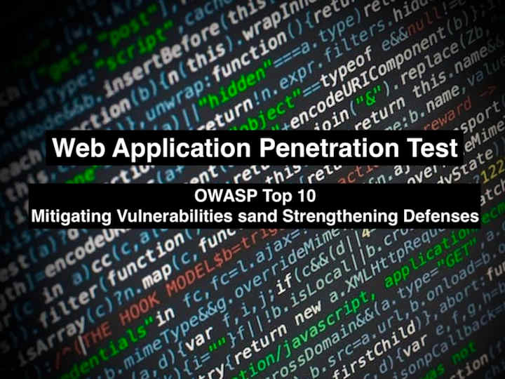 Cover image for Web Application Pentest