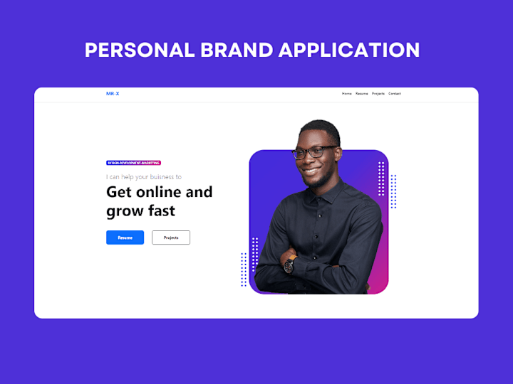 Cover image for Mr-X | Personal Branding Web Application