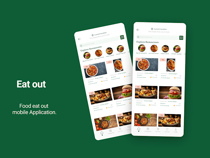 Cover image for Resturant mobile ui