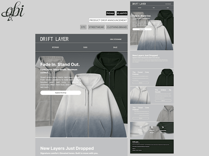Cover image for DRIFT LAYER | Email Newsletter | KLAVIYO