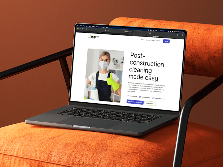 Cover image for Magic Clean Website Design and Development