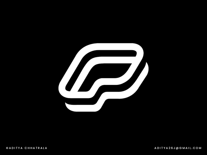Cover image for Letter P, logo design, lettermark