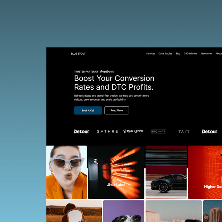 Cover image for Bluestout Website Redesign
