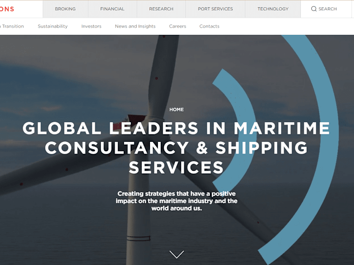 Cover image for Global Maritime Consultancy & Shipping Services | Clarksons