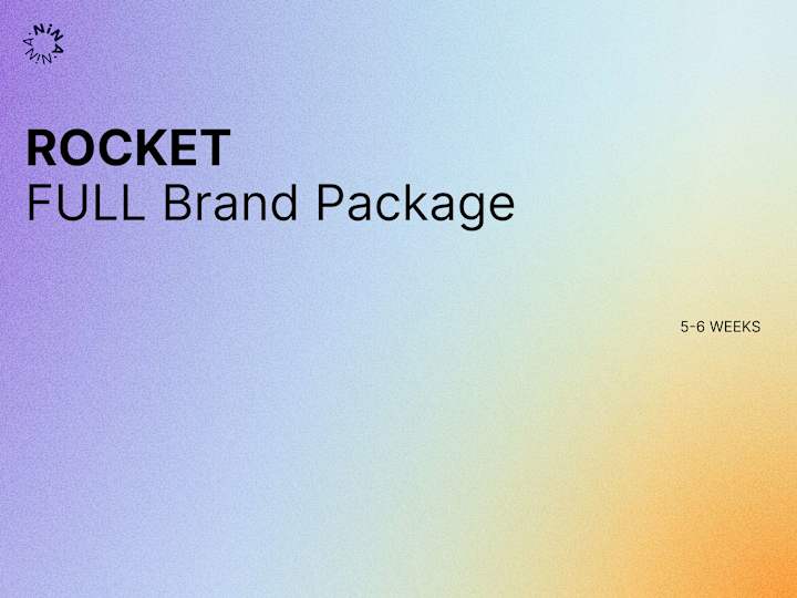 Cover image for 🚀 Rocket - Full brand design package