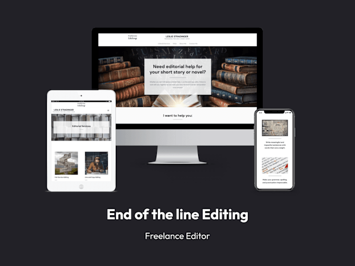 Cover image for End of the Line Editing - Services