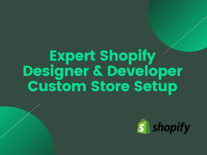 Cover image for Shopify Website Designer | Shopify Developer