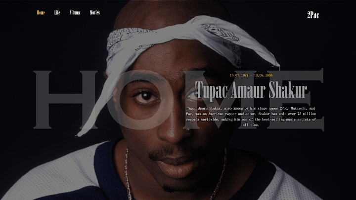 Cover image for Tupac Amaur Shakur