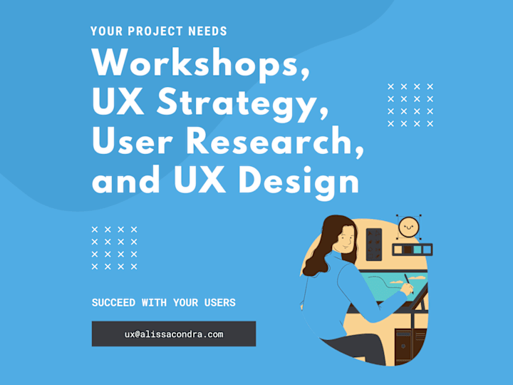 Cover image for UX Strategy and Design, building sites and apps that work