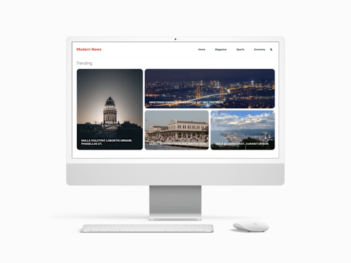 Cover image for News • Modern UI Website