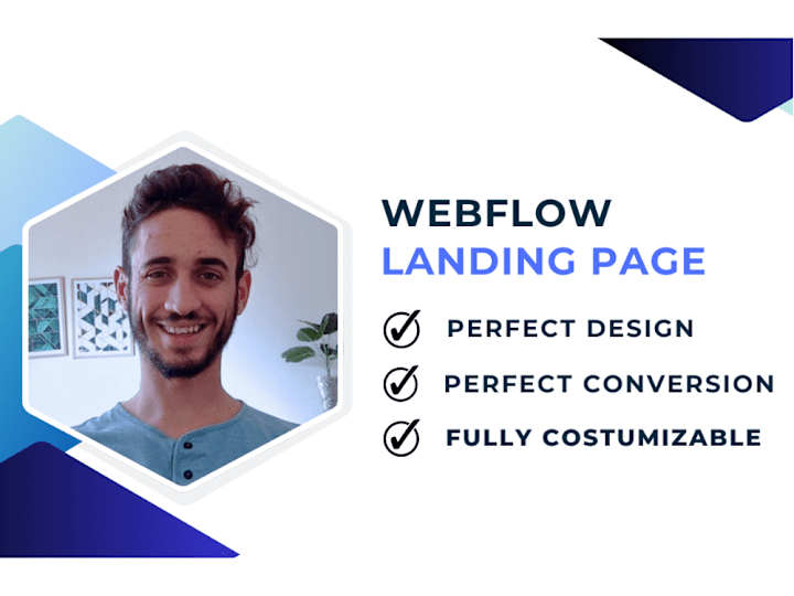 Cover image for Stunning Webflow Landing Page Tailored for Your Brand