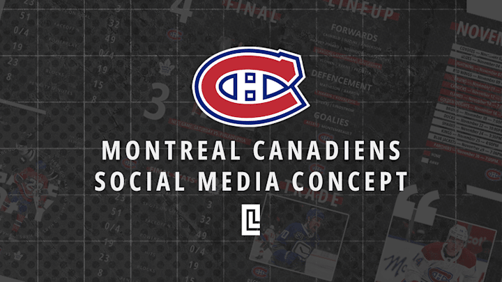 Cover image for Montreal Canadiens Social Media Concept