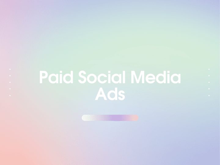 Cover image for Paid Social Media Ads