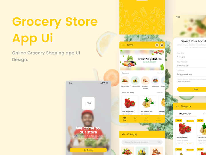 Cover image for Grocery Store App Design