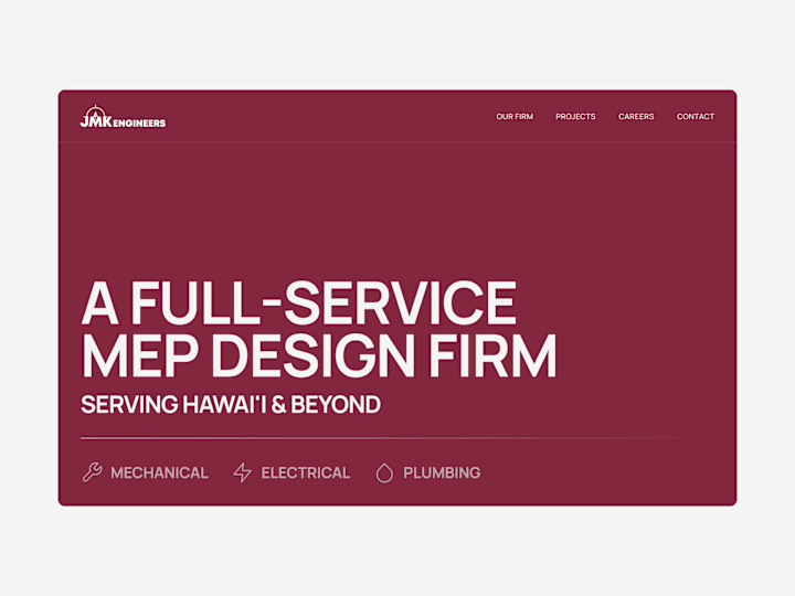 Cover image for JMK Engineers – Webflow Website