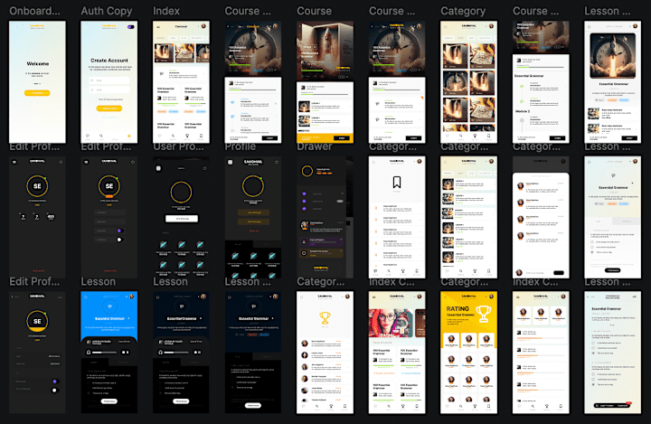 Cover image for EduApp UI/UX Design Project