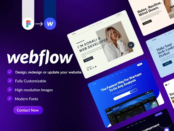 Cover image for Custom Webflow Landing Page Design & Development