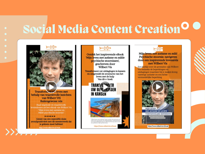 Cover image for Social Media Management and Content Creation for a Writer