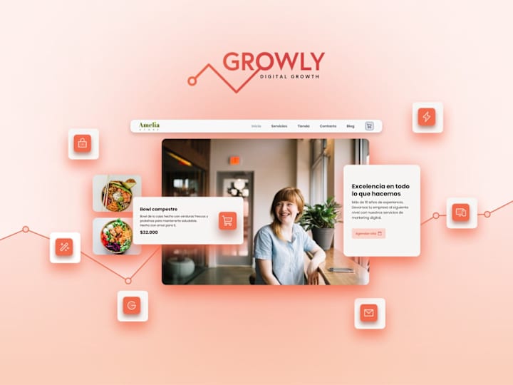 Cover image for Growly | Landing page design