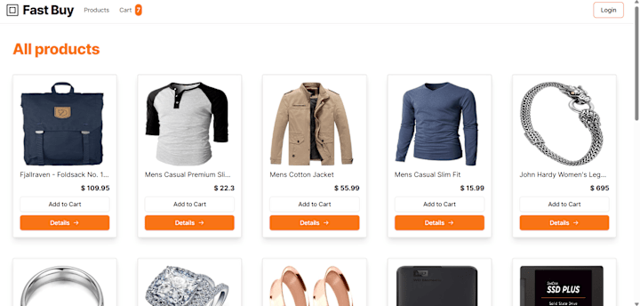 Cover image for Ecommerce application in Next.js