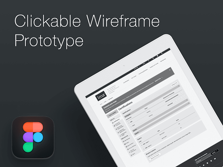 Cover image for Clickable Wireframe Prototype