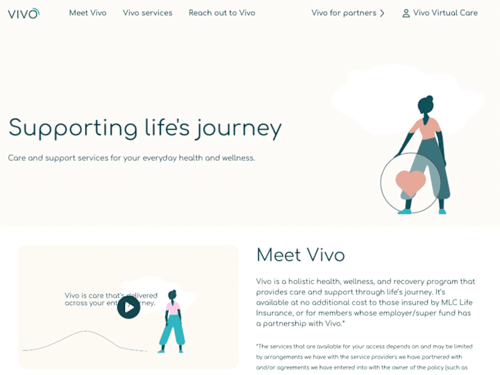 Cover image for Homepage | Vivo Health, Wellness and Recovery Services