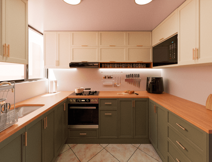 Cover image for Kitchen renovation | Design, 3d modelling and rendering