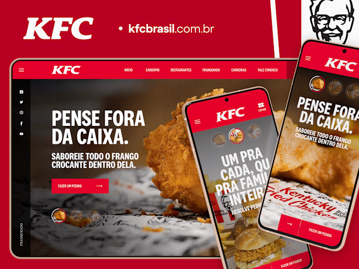 Cover image for Website Design - KFC Brasil