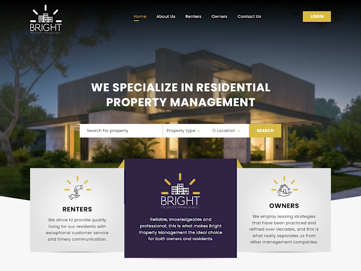 Cover image for Website For Residential Property Management