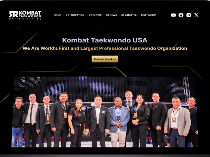 Cover image for Kombat Taekwondo USA