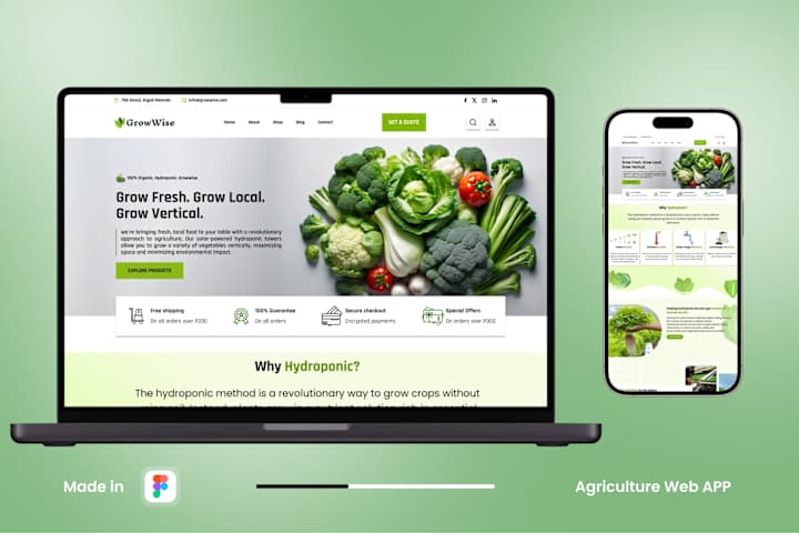 Cover image for Agriculture Web App