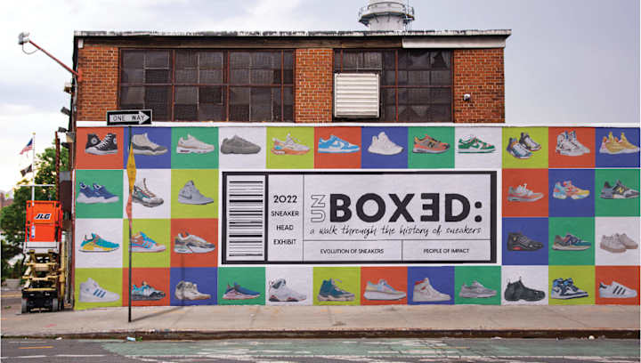 Cover image for Unboxed: A Walk Through the History of Sneakers