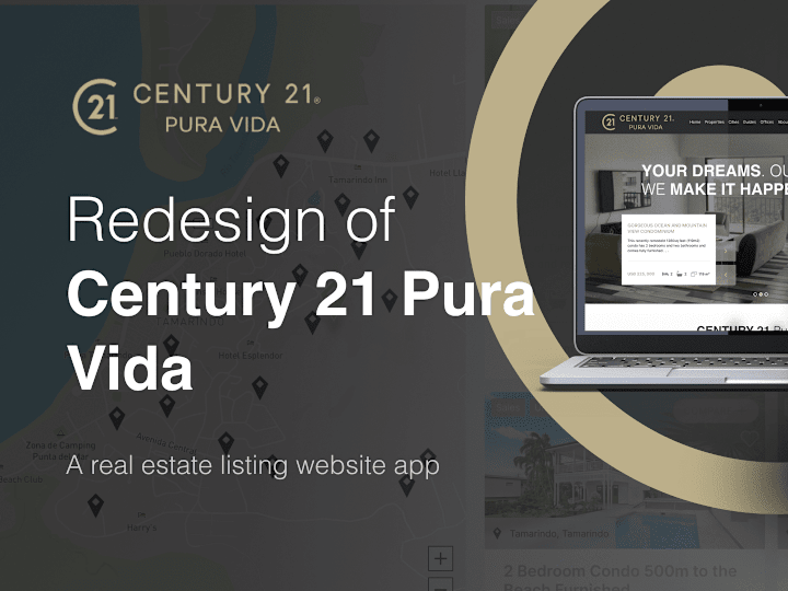 Cover image for Premium Real Estate Website Design of Century 21 Pura Vida