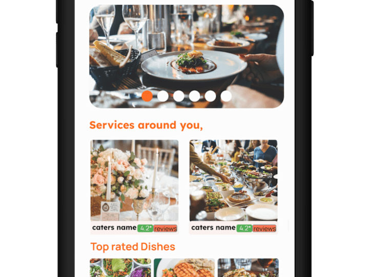 Cover image for catering app design in IOS