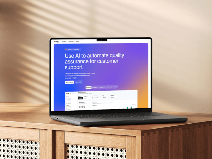 Cover image for Intryc Brand and Website Redesign