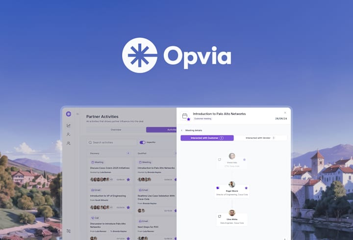 Cover image for Opvia | Partner Sales Attribution Platform