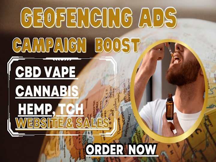 Cover image for Geofencing Location-Based Display Ad Campaign for CBD & Cannabis