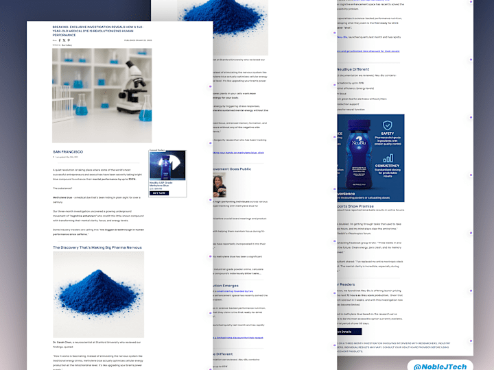 Cover image for Neu-Blu Advertorial Page