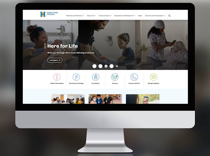 Cover image for Custom WordPress Website - North York General Hospital