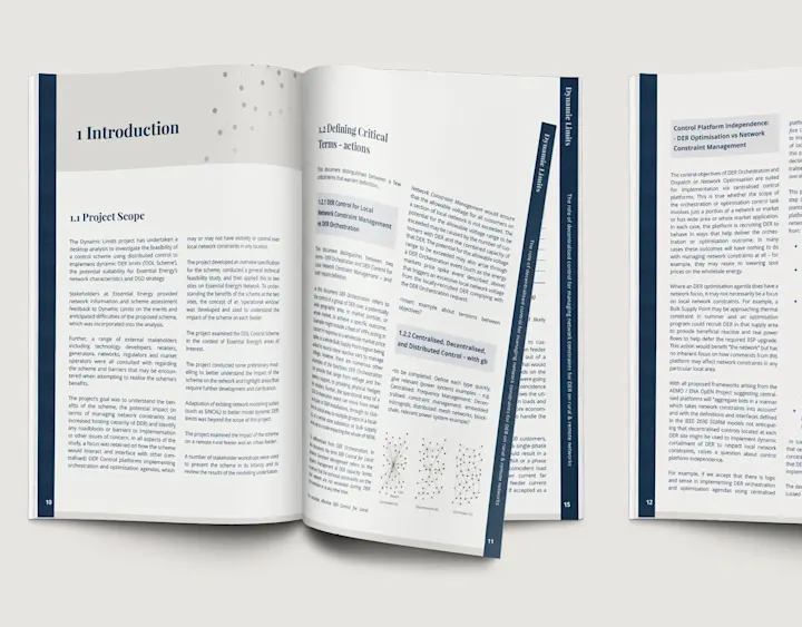 Cover image for report design