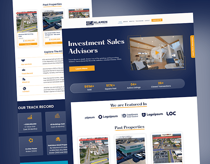 Cover image for Real Estate Landing Page Design - Renter web landing ui