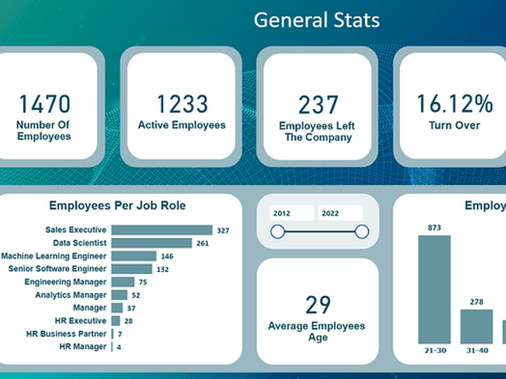 Cover image for HR Data Analysis Project