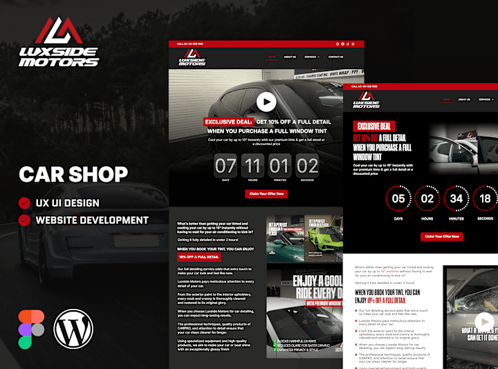 Cover image for Luxside Motors Website Design & Development